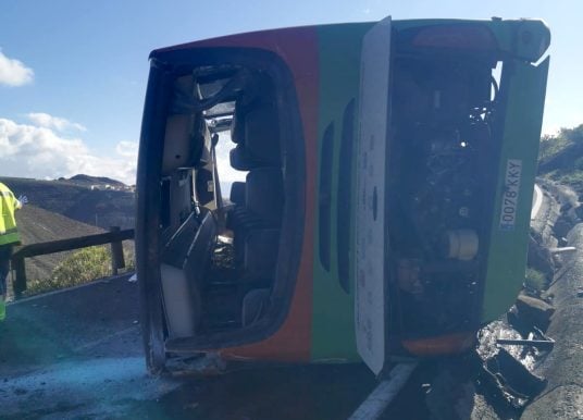 Bus-Unfall La Gomera nah