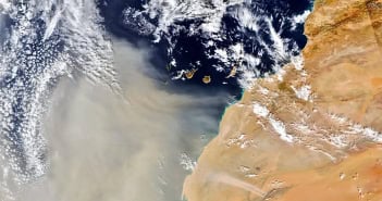 Calima Kanaren Nasa Satellitenbild