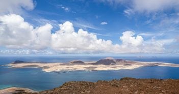 La Graciosa Kanaren Luftbild
