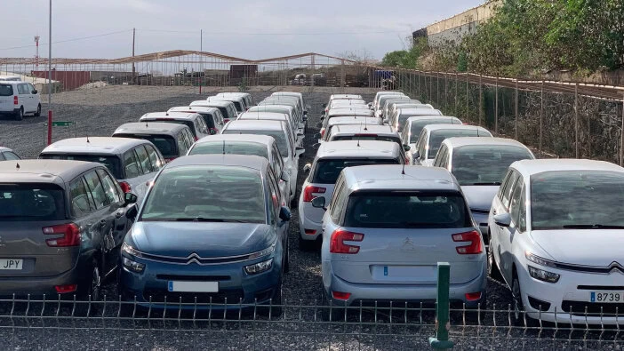 Mietwagen Parkplatz Kanaren Teneriffa Rent a Car