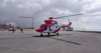 Rettungshubschrauber Teneriffa Kanaren Puerto de la Cruz