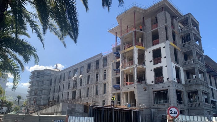Taoro-Hotel Puerto de la Cruz Teneriffa Baustelle 2