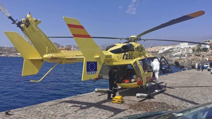 Teneriffa Unfall Rettungshubschrauber