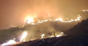 Waldbrand Teneriffa Candelaria 08-2023